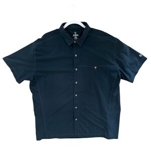 KUHL Tufflex Renegade Shirt Men's XXL Short Sleeve Button Up Hiking Outdoors